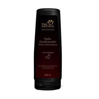 Imagem de Condicionador Pet Society Cães e Gatos Brilho e Desembaraço - 290ml