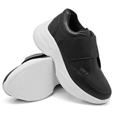 Imagem de Tênis Moda Casual Sneaker Chunky Feminino Sola Borracha Leve E Confort