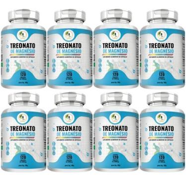 Imagem de KIT C/8 Treonato De Magnésio 500mg - 60 Cápsulas - Fits Life