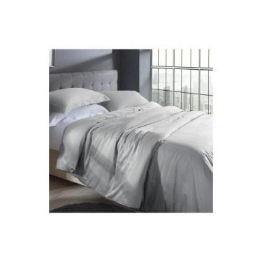 Imagem de Capa De Edredom Casal Kacyumara Satinee Duvet 300 Fios, ., PRATA