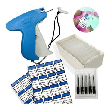 Imagem de Kit Aplicador de Pinos Maquina Pistola De Tag + 5 agulhas + 5000 Pinos
