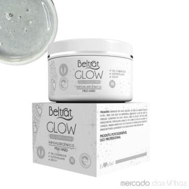 Imagem de Gel Glitter Glow Hard Beltrat 30g - Unhas De Gel Alongamento, Milk