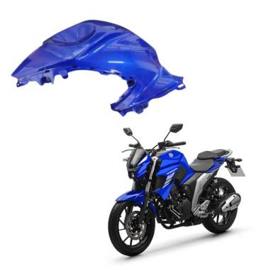 Imagem de Capa do tanque esquerda  azul fz25 fazer 250 original yamaha