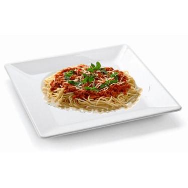 Imagem de Conjunto 8 Pratos Raso Quadrado Em Melamina 26cm Hotel - Q.P.BEST FERR