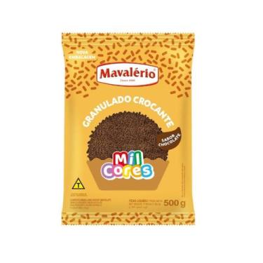 Imagem de Granulado Crocante Mil Cores 1,01kg Chocolate - Mavalério