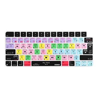 Imagem de XSKN Capa de silicone para teclado de atalho e linguagem para teclado iMac Magic Keyboard com chip M1 2021 com Touch ID A2449 com chave de bloqueio A2450 sem teclado numérico (versão dos EUA e UE