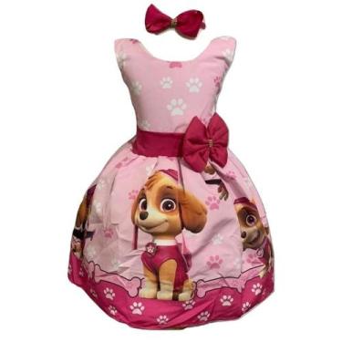 Imagem de Vestido Temático Patrulha Canina Sky Regata - PEQUENOS ENCANTOS BABY, 