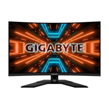 Imagem de Monitor Gamer Gigabyte 31.5 LED 4K UHD Curvo, 144Hz, 1ms, HDR, HDMI e 