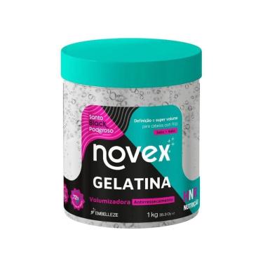 Imagem de Gelatina Capilar Novex 1000G Santo Black Volumizadora