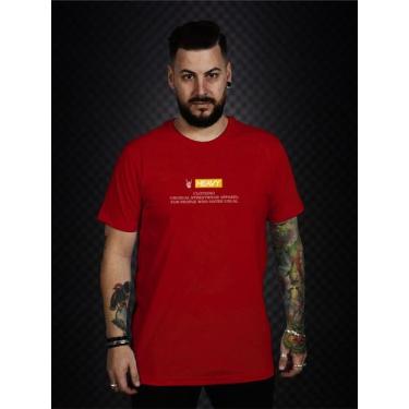 Imagem de Camiseta Heavy Minimal Vermelha, GG