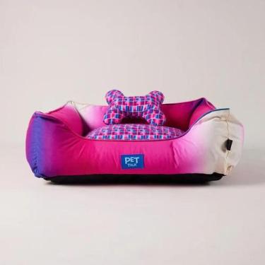 Imagem de Cama Pet Quadrada Iluminação Magica Pettalk - Pet Talk, G