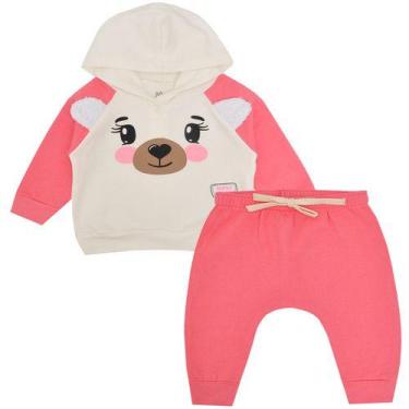 Imagem de Conjunto de Moletom Menina Bebê Inverno - Kiiwi, Kw057 off, M