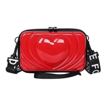 Imagem de coração Bolsa Mini Bag Blogueira Influencer Fibra Rígida - Unistar, Am