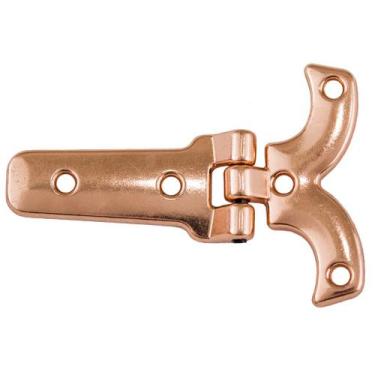 Imagem de Dobradiça Porteira 4 Peças Decoração Caixas Mdf Artesanato - Metallica