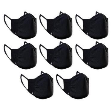 Imagem de Kit com 8 Máscaras Lupo 36004-904 Pretas, Preto, ÚNICO