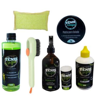 Imagem de Kit Limpa tênis Sapato Tira Amarelado E Impermeabilizante - Tênis Limp