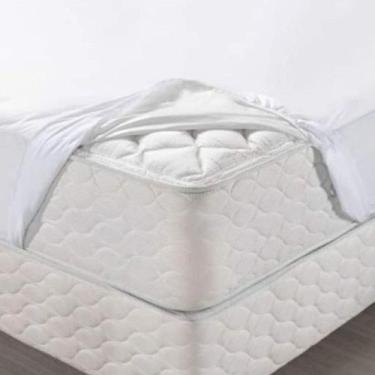 Imagem de Capa cama box 30 de altura Colchão Solteiro Impermeável Com Elástico -