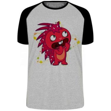 Imagem de Camiseta Happy Tree Friends Flakey Blusa Plus Size extra grande adulto