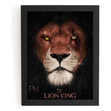 Imagem de Lindo Quadro Decorativo Novo Filme Rei Leão Da Disney Scar - Fanarte