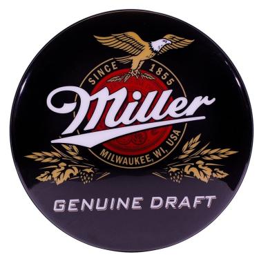 Imagem de Luminoso de Parede Cerveja Miller Retrô Vintage para Bar, Garagem, Churrasqueira, Espaço Gourmet