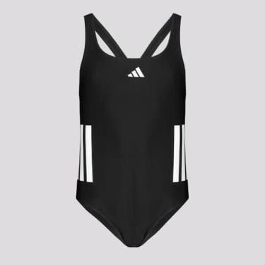 Imagem de Maiô Adidas 3 Listras Juvenil Preto, 15  ANOS
