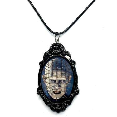 Imagem de Lindo Colar Com Pingente Tema Terror Pinhead Hellraiser - RELIKARIU