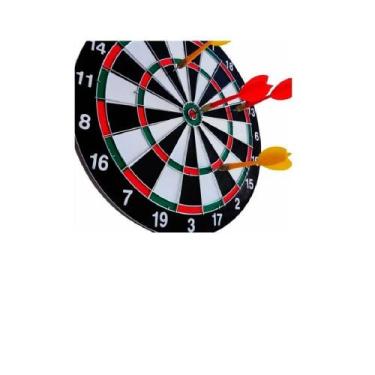Imagem de Jogo de Dardos Fort Profissional 30cm Kit Alvo com 06 Dardos