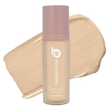 Imagem de Best Bronze Bombshell Maquiagem Corporal e para Pernas - Maquiagem à Prova D'água para Pernas e Base Corporal - para Cicatrizes, Cobertura de Varizes e Corretivo para Pernas (NW12 Luz)