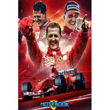 Imagem de Notebook : Mick Schumacher Notebook Journal Diary For Any Occasion Gifts in Work Office, Home, School, Thankgiving Notebook #365