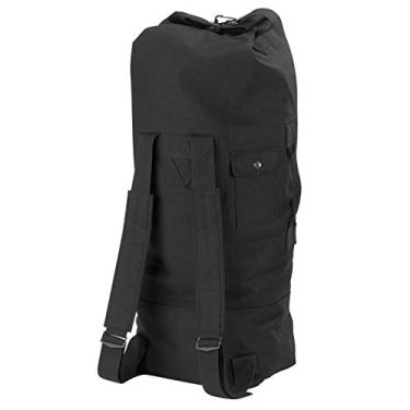 Imagem de Rothco Bolsa esportiva masculina com alça dupla, Preto, 22" x 38", Bolsa de viagem