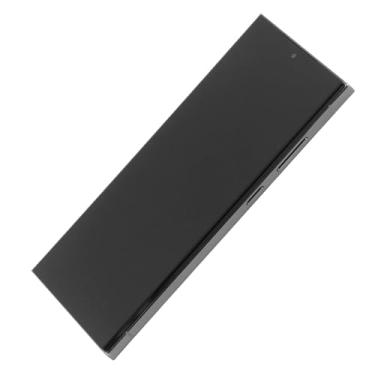Imagem de S23 Ultra EU Versão S918B Versão Internacional Substituição de Tela Com Moldura Verde, Display LED Orgânico Conjunto de Painel Digitalizador de Tela de Toque