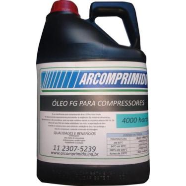 Imagem de Óleo Sintético Food Grade Compressor Parafuso Schulz 5lts - Arcomprimi