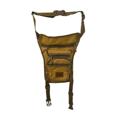 Imagem de Pochete de Perna e Cintura Unissex J'PRIB Bolsa Cartucheira Mochila com 5 Compartimentos, Ajustável (ESTILO 2)