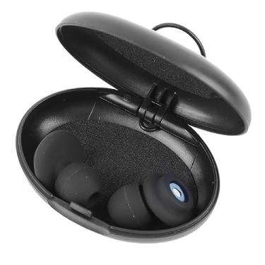 Imagem de Redução de Ruído Silencioso Tampões para Os Ouvidos, Silicone Reutilizável Com Capa de Fone de Ouvido para Dormir, Trabalho