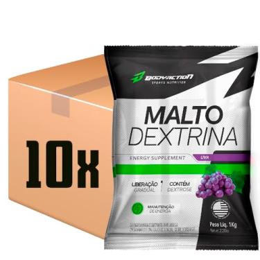Imagem de Kit 10x Maltodextrina 1kg - Body Action Oferta - SABOR UVA