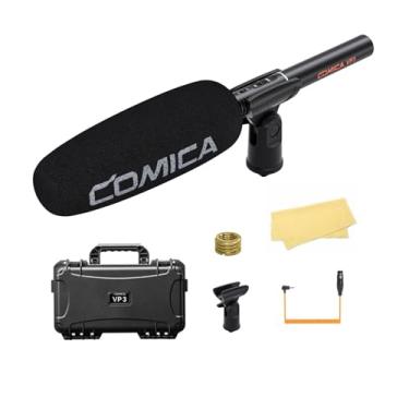 Imagem de Comica VP3 XLR Shotgun Microphone Compatível com Câmera/Câmera de Cinema,Super Cardioide Directional Condenser Mic para Gravação de Vídeo, Som de Localização, Relatório e Podcasting