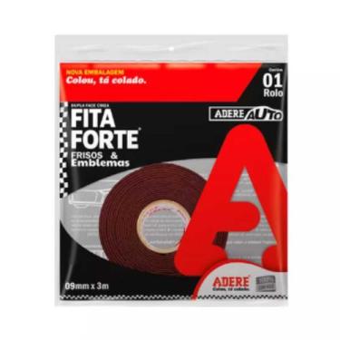 Imagem de Fita dupla face frisos e emblemas para carro 9mm x 3m - Adere