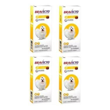 Imagem de Kit 4 Bravecto  2 A 4,5 Kg Cães Antipulga Carrapato 112,5 Mg