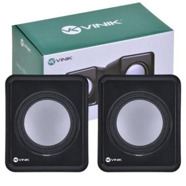Imagem de Caixinha de Som Multimídia Vinik Gamer Conexão USB Com Controle  Volum