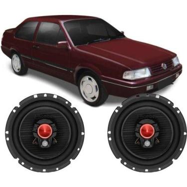 Imagem de Kit Alto Falante Bomber Porta Dianteira Vw Santana 100w Par, Vermelho