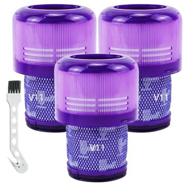 Imagem de EASETROL Peças de substituição de filtros de vácuo para aspirador de pó Dyson V11 V11 Animal V11 Complete V11 Extra V15 Detect V15s Detect Submarine Vacuums Cleaner, Compare com a peça 970013-02