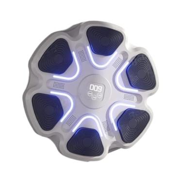 Imagem de menolana Música Máquina de boxe de parede Target Boxing Trainer Mount Mount Focus Treinamento de boxe eletrônico alvo para prática de fitness, Sem Luvas