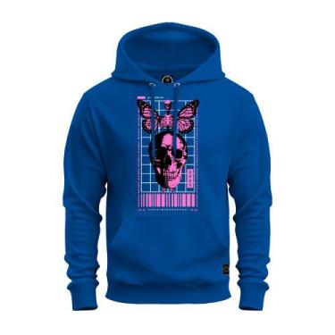 Imagem de Moletom Blusa De Frio Unissex Algodão Confortável Com Bolso E Capuz Ca