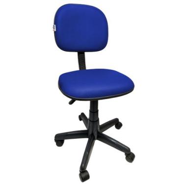 Imagem de Cadeira Secretaria Giratória De Escritório Com Regulagem de Altura Azu