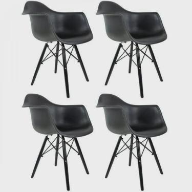 Imagem de Kit 4 Cadeiras Polipropileno Eames Arm dsw