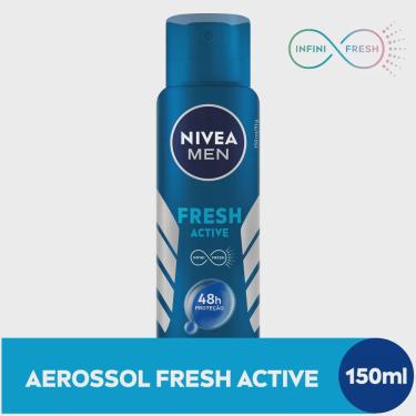 Imagem de Desodorante aerosol nivea men fresh active 150ML