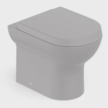 Imagem de Vaso Sanitário Convencional com Assento Termofixo Queda Amortecida Nexo Roca