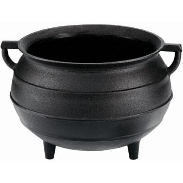 Imagem de Caldeirão de Ferro Fundido 12 Litros Panela Mineira Com Tripé e Alça I