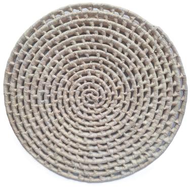 Imagem de Lugar Americano Palha Redondo Porta Pratos Sousplat