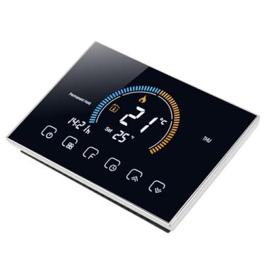 Imagem de Termostato Inteligente, Aplicativo de Telefone, Controle de Voz, Tela SensíVel Ao Toque, Termostato ProgramáVel, Tela SensíVel Ao Toque, Caldeira, Aquecimento, Termostato AC 95-240V